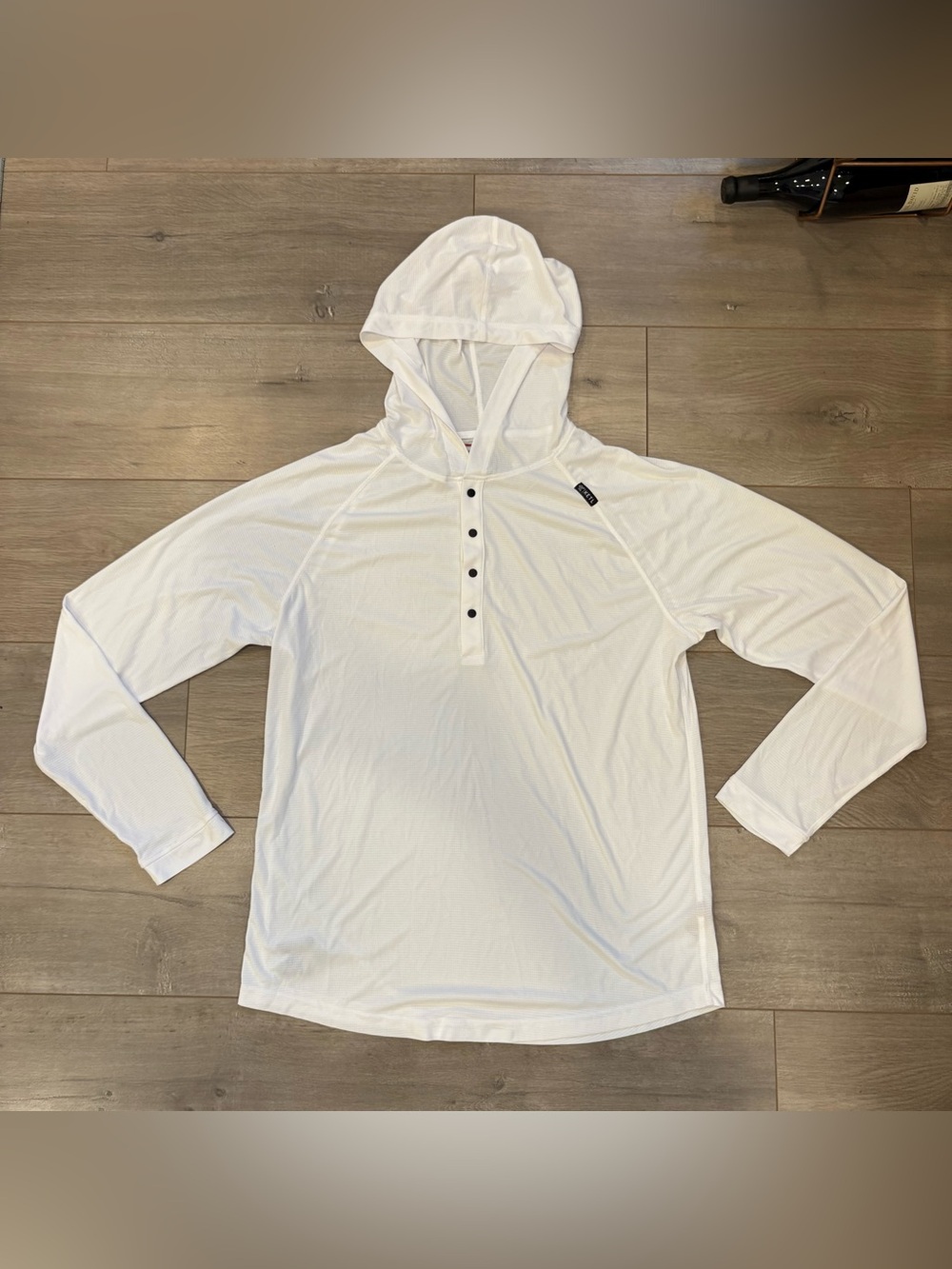KETL Mountain NoFry Vent Hoodie Mens Large SPF UPF 30+ White Hiking Fishing